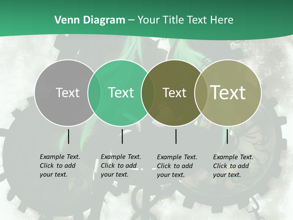 A Powerpoint Presentation With A Green Background PowerPoint Template