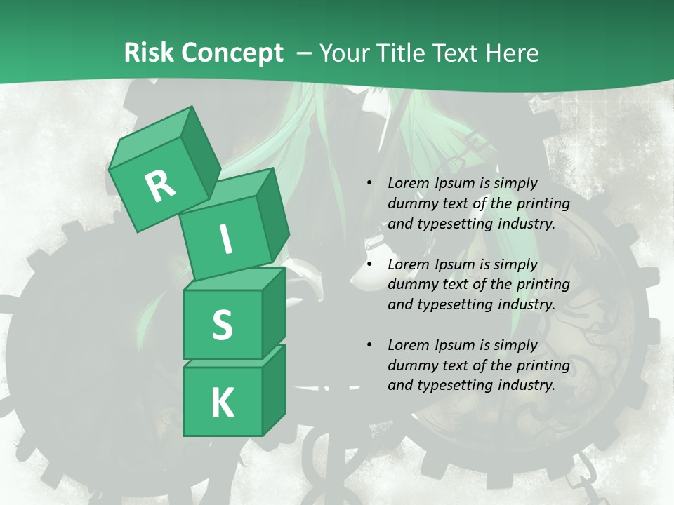 A Powerpoint Presentation With A Green Background PowerPoint Template