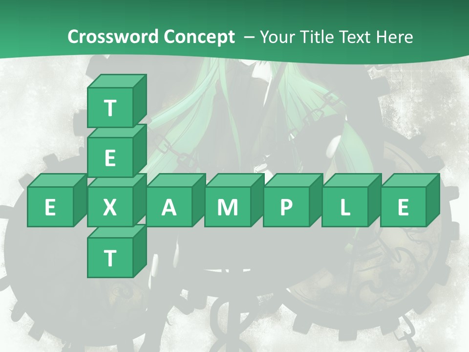 A Powerpoint Presentation With A Green Background PowerPoint Template