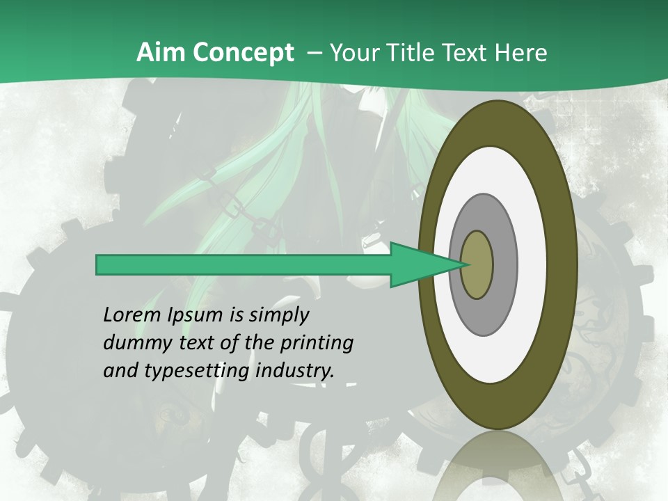 A Powerpoint Presentation With A Green Background PowerPoint Template