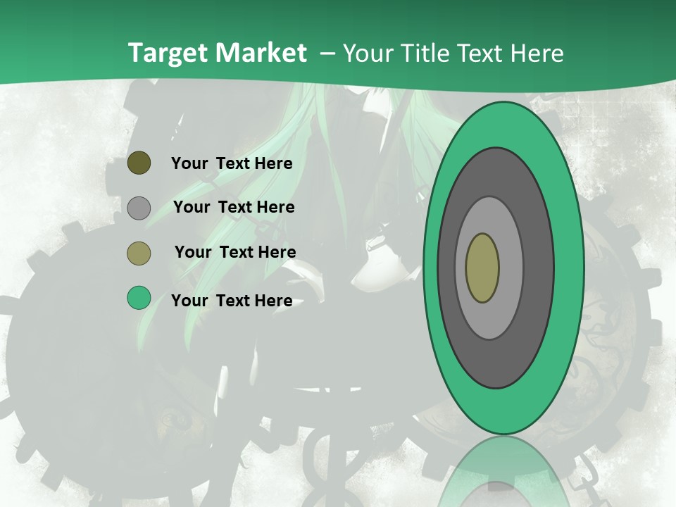 A Powerpoint Presentation With A Green Background PowerPoint Template