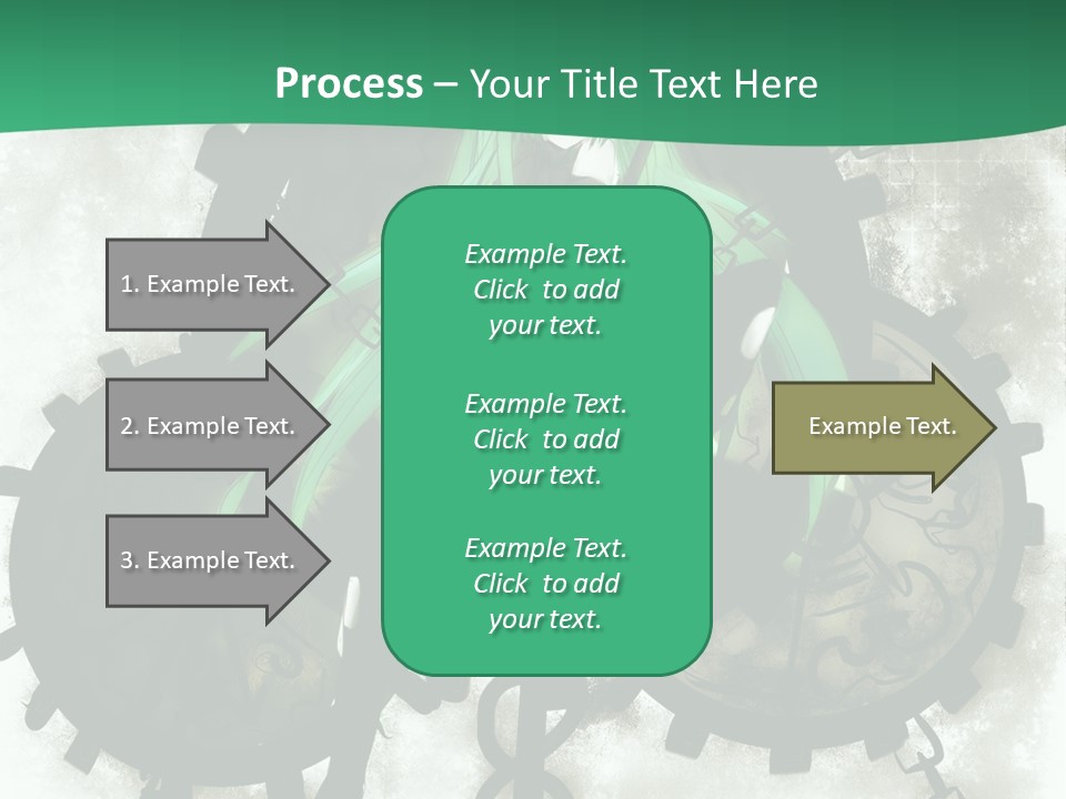 A Powerpoint Presentation With A Green Background PowerPoint Template