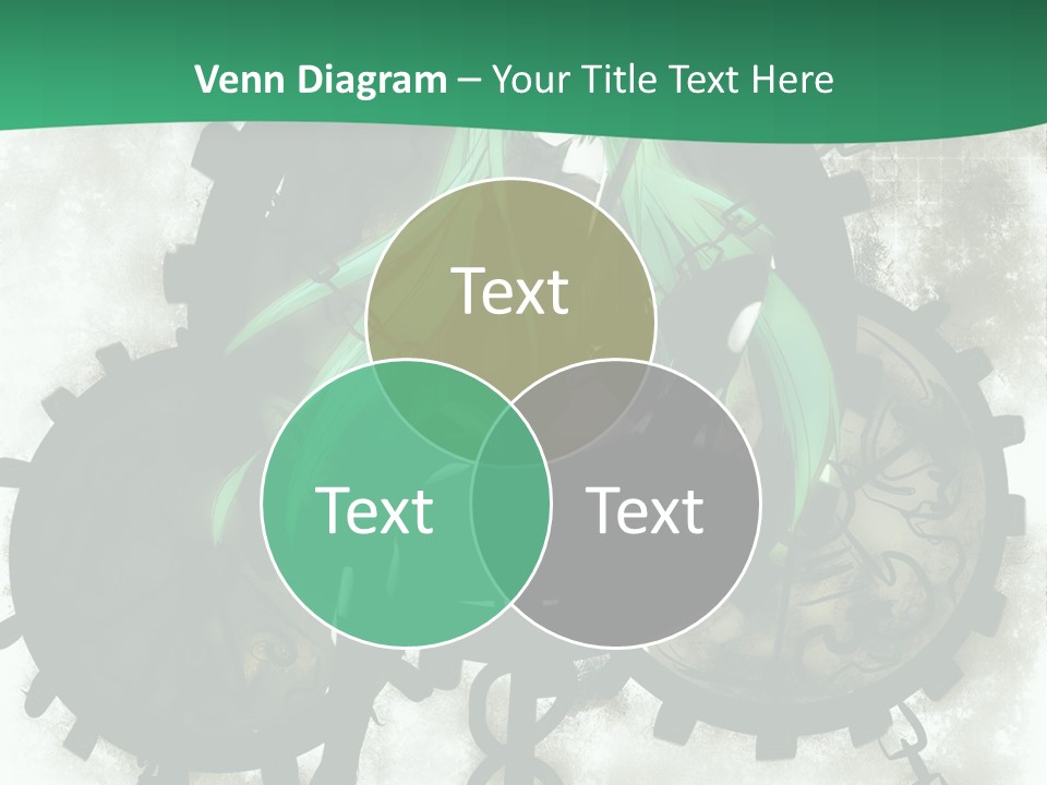 A Powerpoint Presentation With A Green Background PowerPoint Template