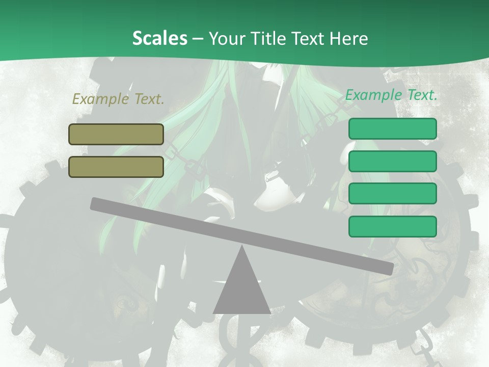 A Powerpoint Presentation With A Green Background PowerPoint Template