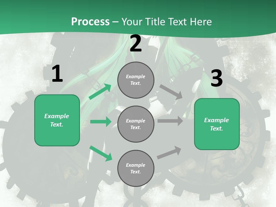 A Powerpoint Presentation With A Green Background PowerPoint Template