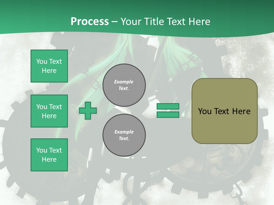 A Powerpoint Presentation With A Green Background PowerPoint Template