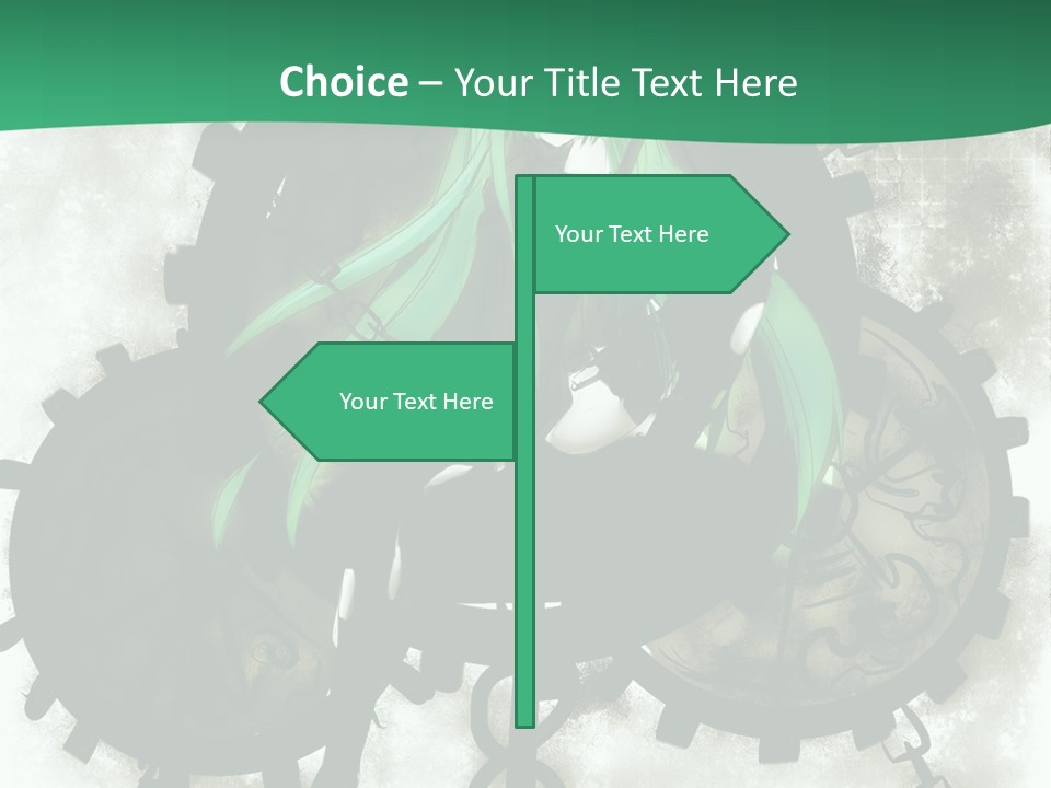 A Powerpoint Presentation With A Green Background PowerPoint Template
