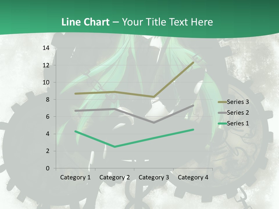 A Powerpoint Presentation With A Green Background PowerPoint Template