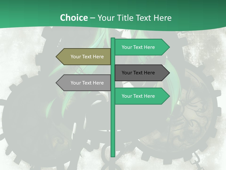 A Powerpoint Presentation With A Green Background PowerPoint Template