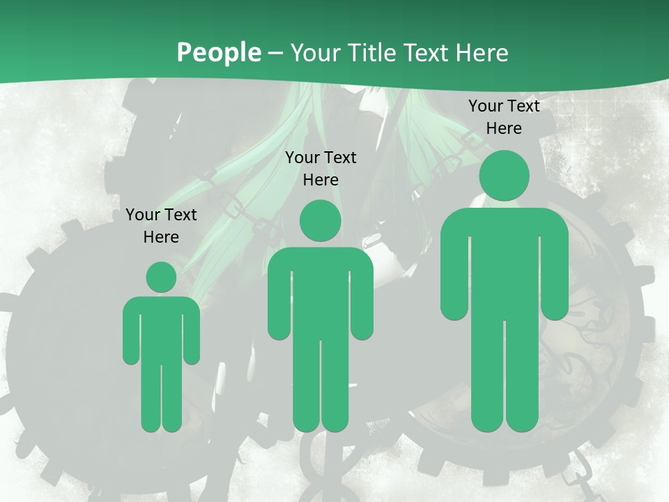 A Powerpoint Presentation With A Green Background PowerPoint Template