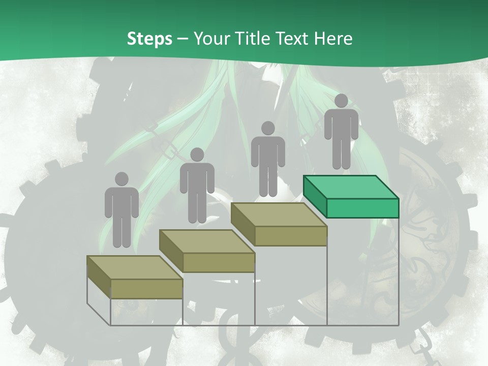 A Powerpoint Presentation With A Green Background PowerPoint Template