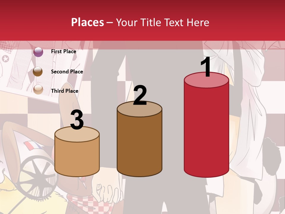 A Man And Woman Standing Next To Each Other PowerPoint Template