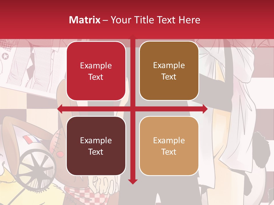 A Man And Woman Standing Next To Each Other PowerPoint Template
