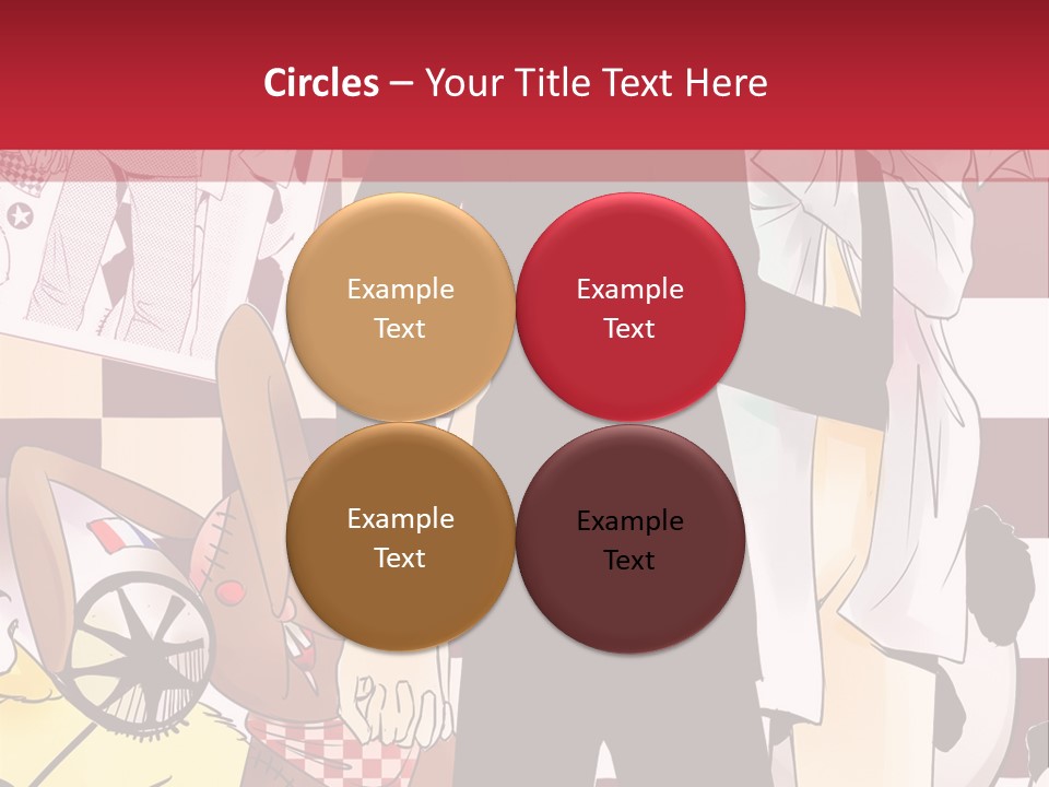 A Man And Woman Standing Next To Each Other PowerPoint Template