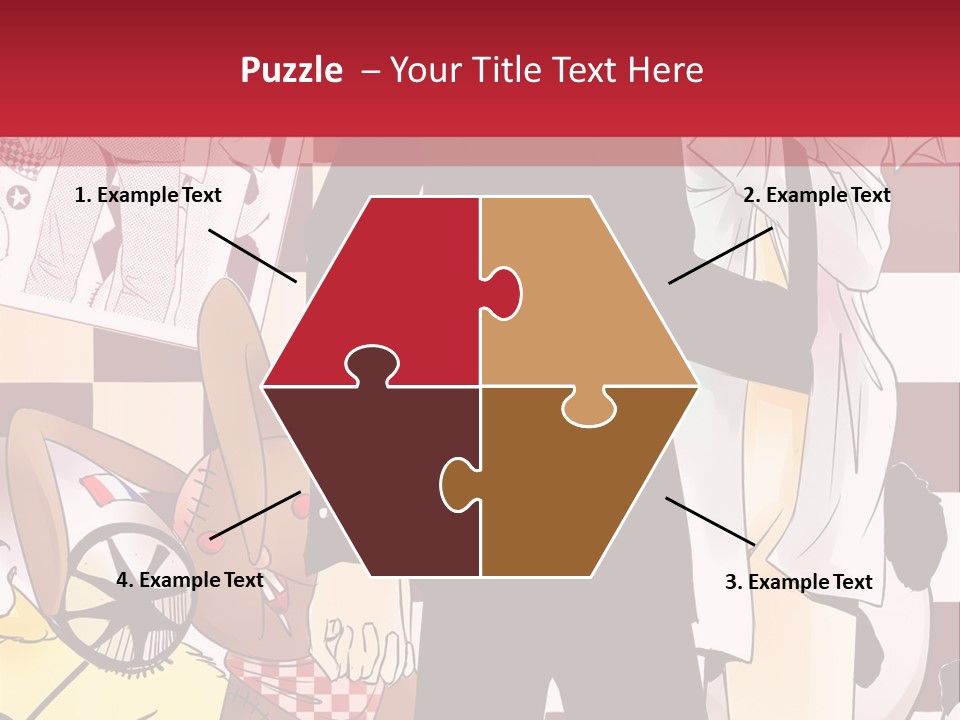 A Man And Woman Standing Next To Each Other PowerPoint Template