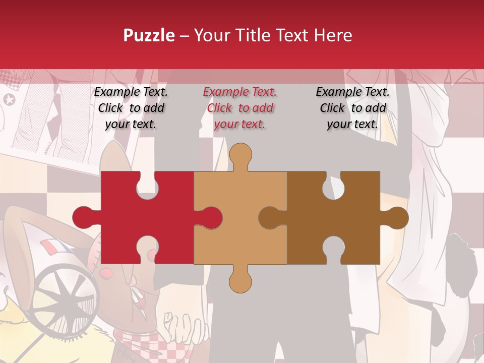 A Man And Woman Standing Next To Each Other PowerPoint Template