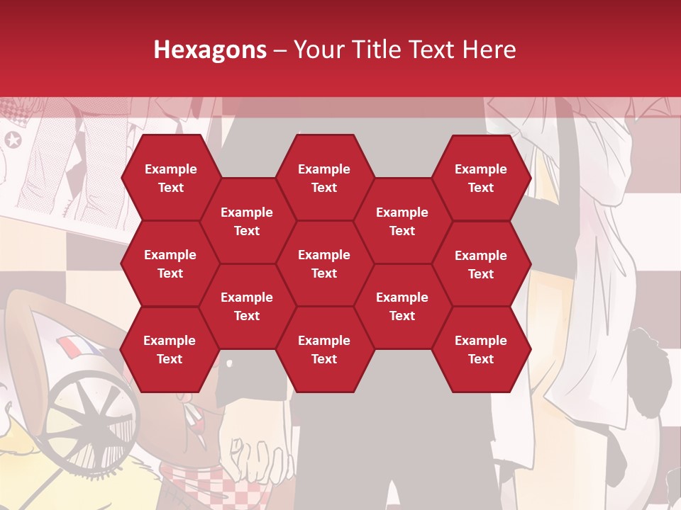 A Man And Woman Standing Next To Each Other PowerPoint Template