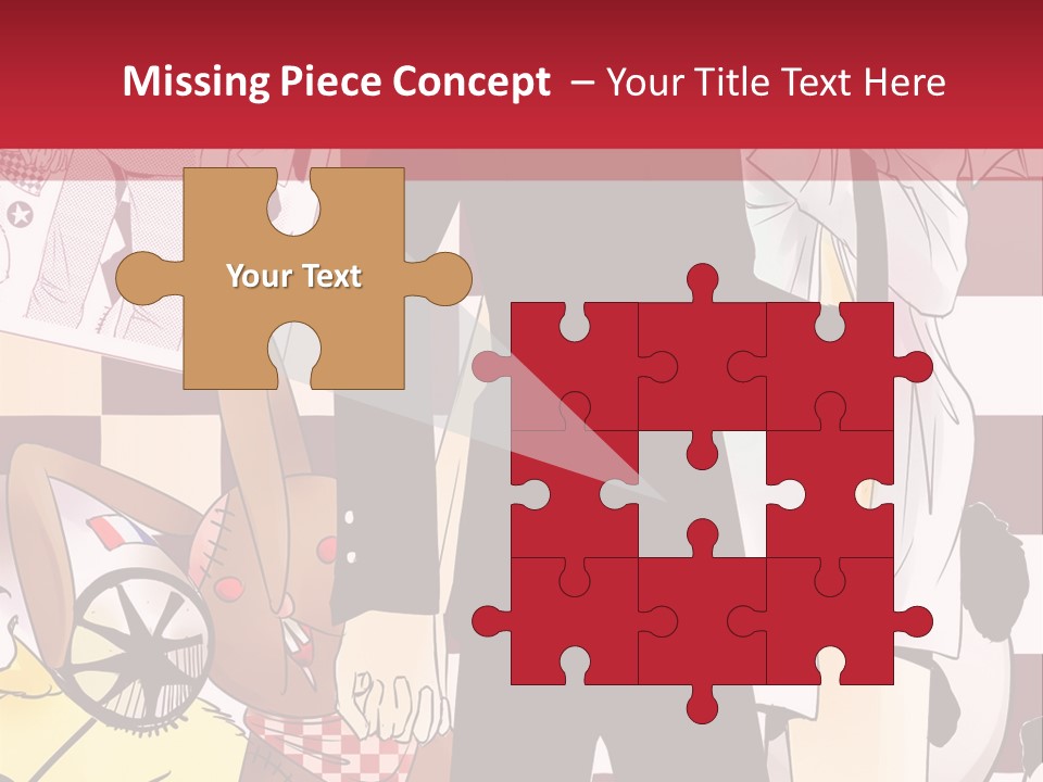 A Man And Woman Standing Next To Each Other PowerPoint Template