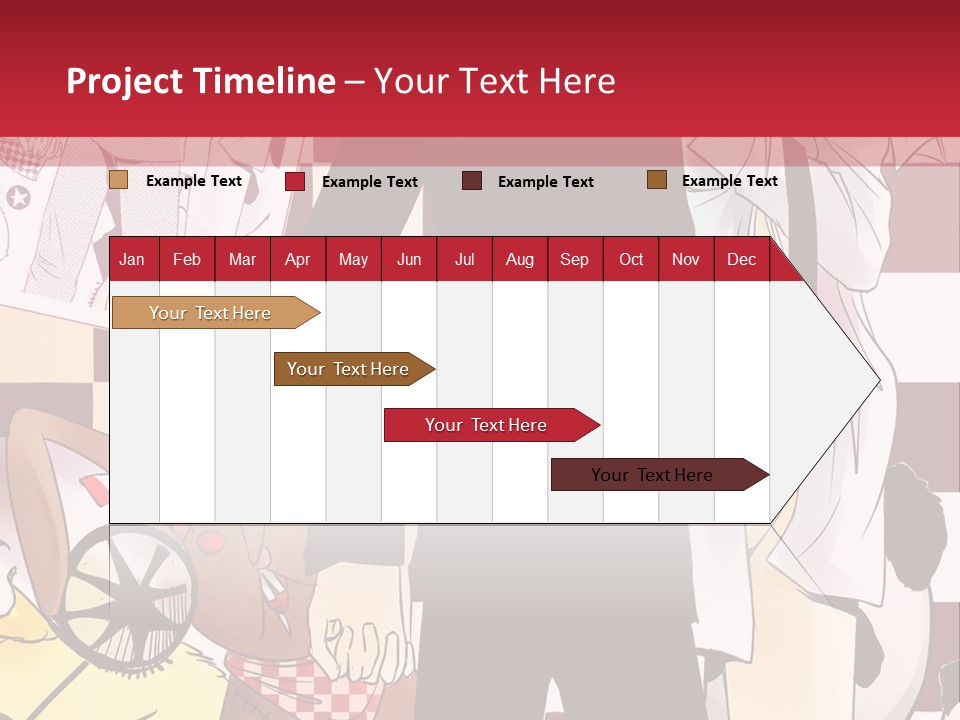 A Man And Woman Standing Next To Each Other PowerPoint Template