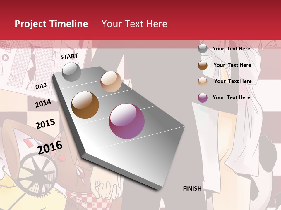 A Man And Woman Standing Next To Each Other PowerPoint Template