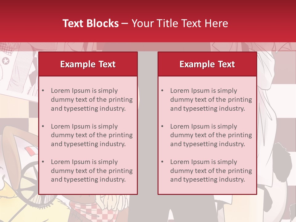 A Man And Woman Standing Next To Each Other PowerPoint Template