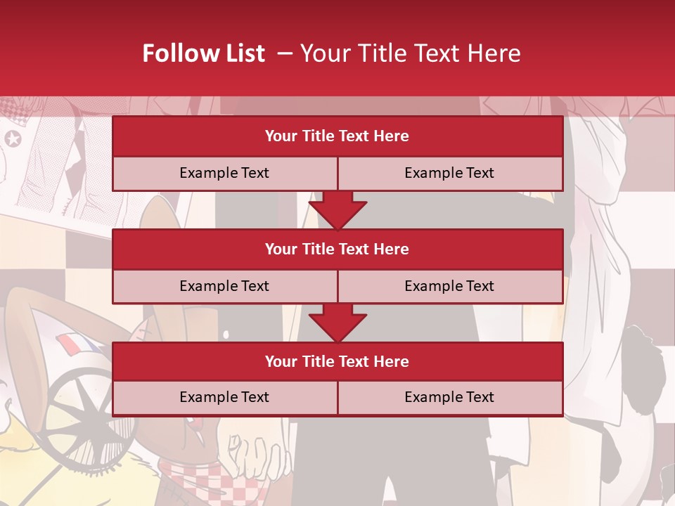 A Man And Woman Standing Next To Each Other PowerPoint Template