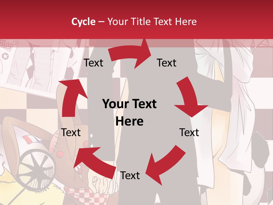 A Man And Woman Standing Next To Each Other PowerPoint Template