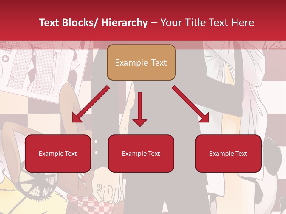 A Man And Woman Standing Next To Each Other PowerPoint Template
