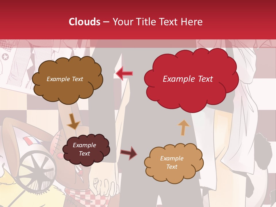 A Man And Woman Standing Next To Each Other PowerPoint Template