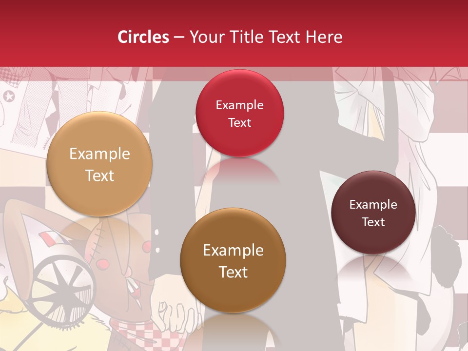 A Man And Woman Standing Next To Each Other PowerPoint Template