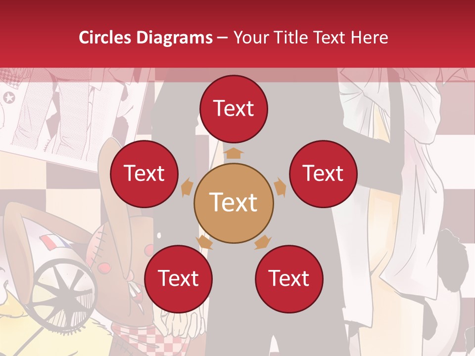 A Man And Woman Standing Next To Each Other PowerPoint Template