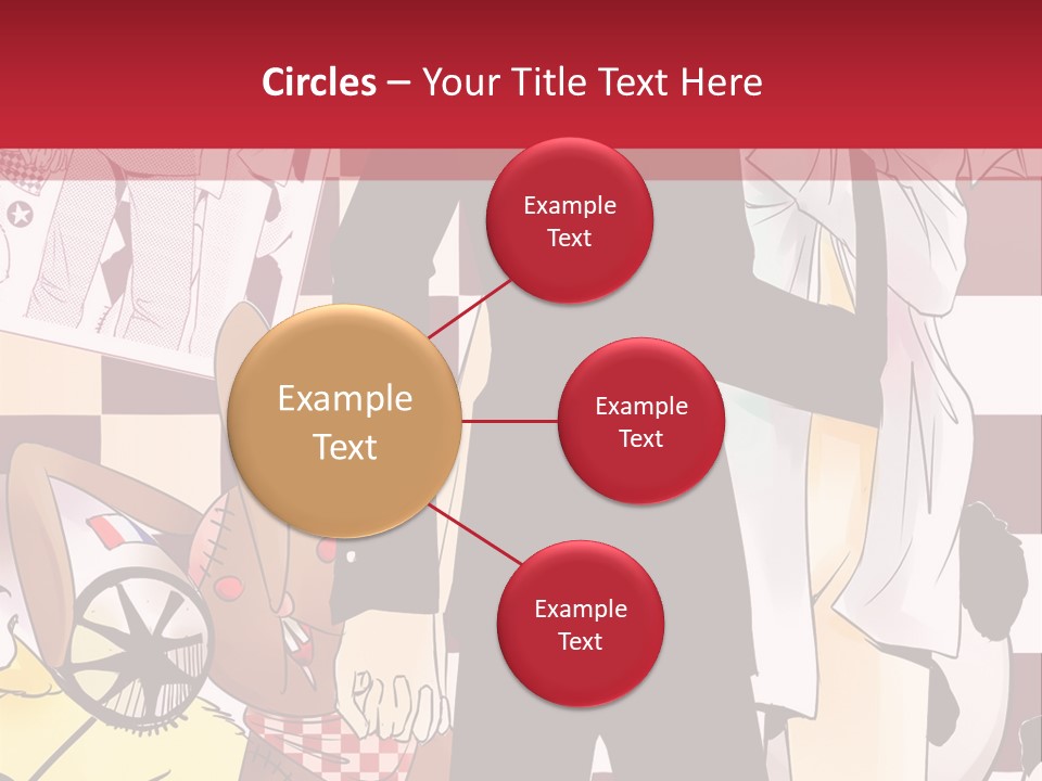 A Man And Woman Standing Next To Each Other PowerPoint Template