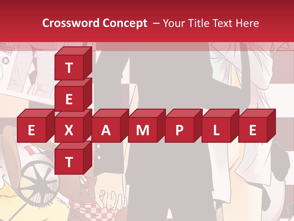 A Man And Woman Standing Next To Each Other PowerPoint Template