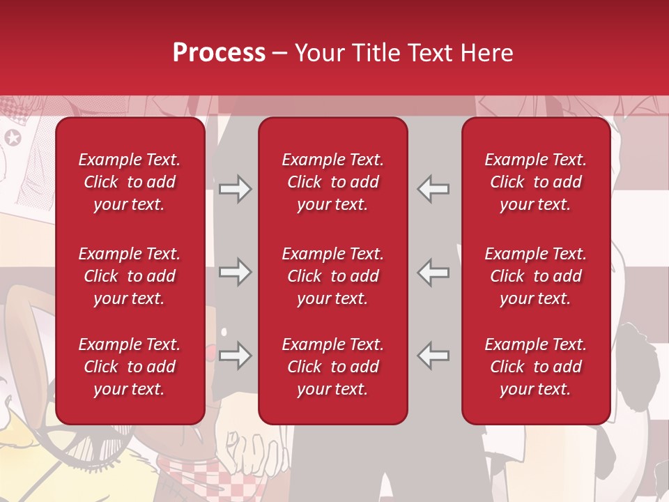 A Man And Woman Standing Next To Each Other PowerPoint Template