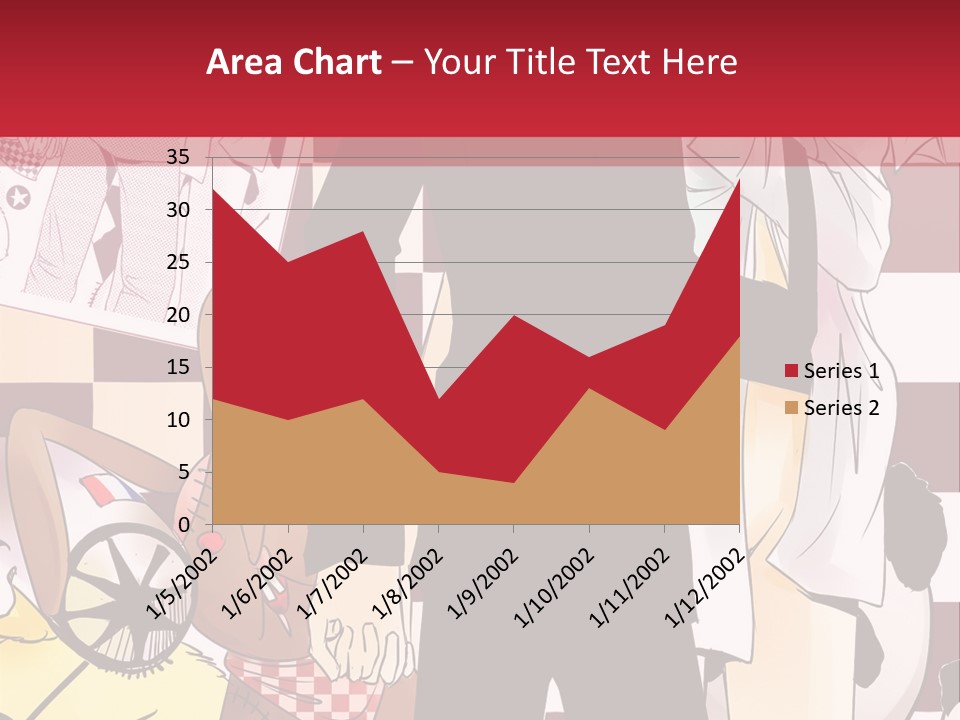 A Man And Woman Standing Next To Each Other PowerPoint Template