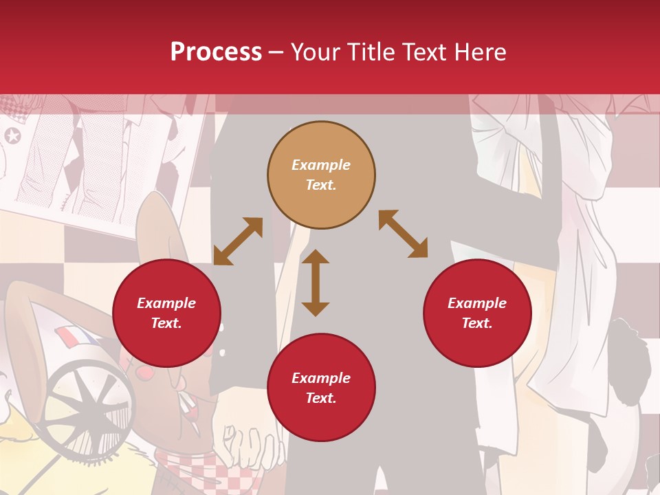 A Man And Woman Standing Next To Each Other PowerPoint Template
