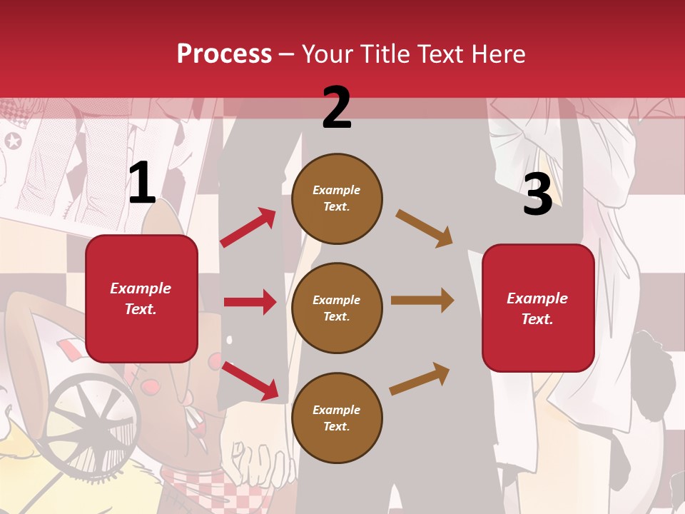 A Man And Woman Standing Next To Each Other PowerPoint Template