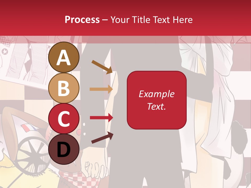 A Man And Woman Standing Next To Each Other PowerPoint Template