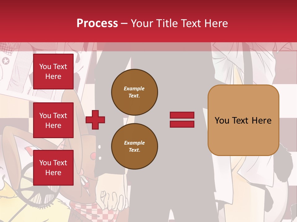 A Man And Woman Standing Next To Each Other PowerPoint Template