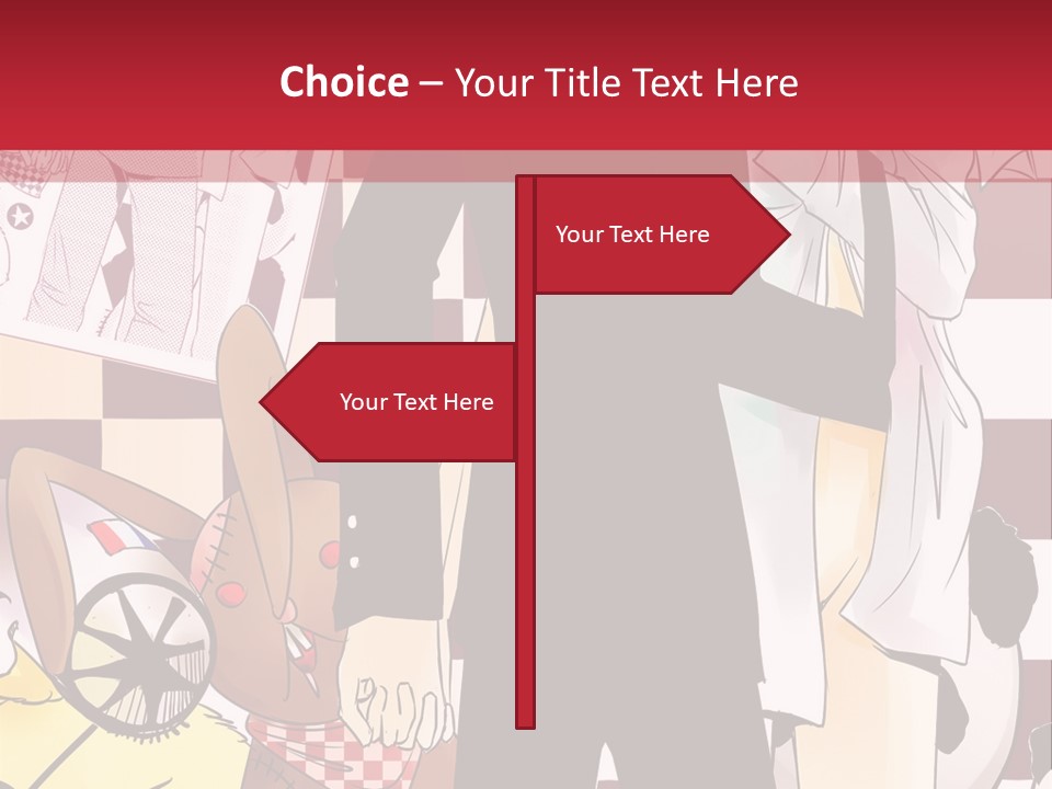 A Man And Woman Standing Next To Each Other PowerPoint Template