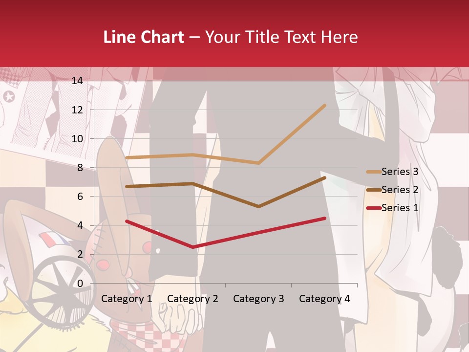 A Man And Woman Standing Next To Each Other PowerPoint Template