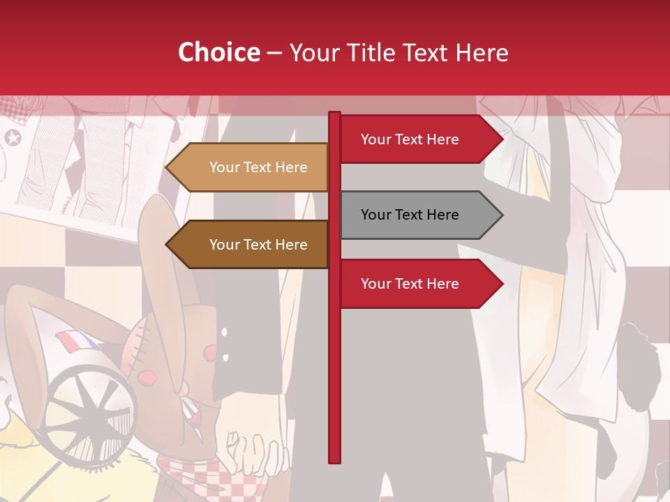 A Man And Woman Standing Next To Each Other PowerPoint Template
