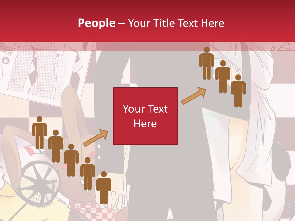 A Man And Woman Standing Next To Each Other PowerPoint Template