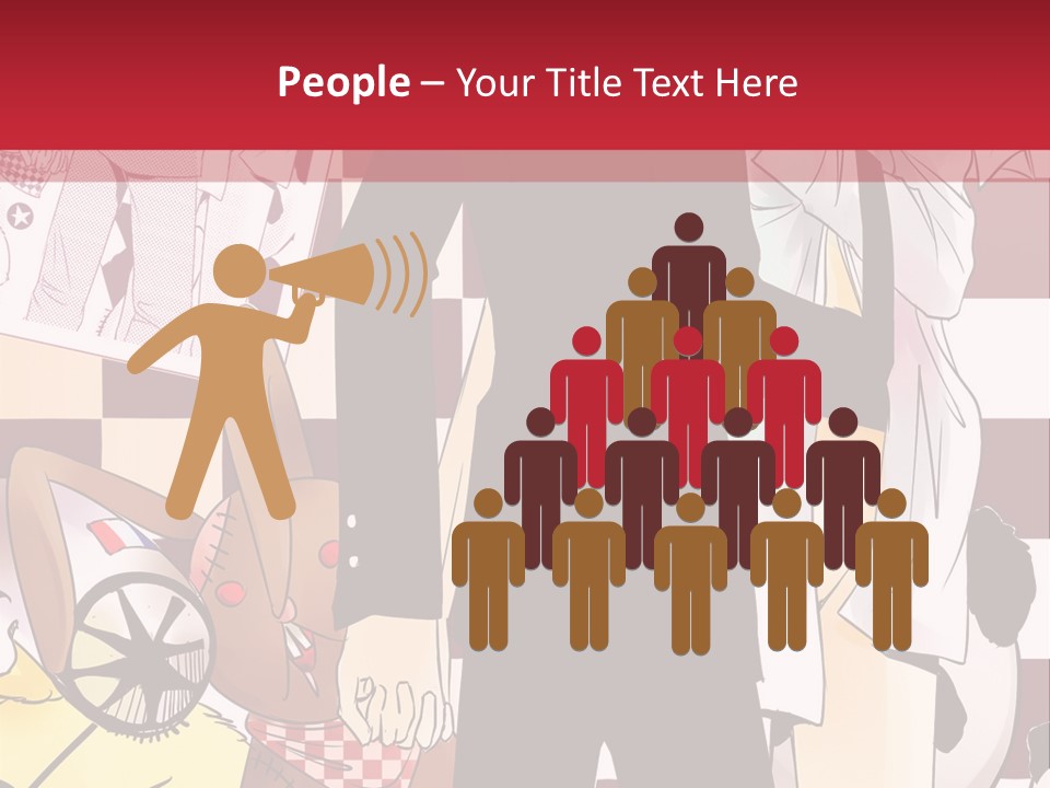 A Man And Woman Standing Next To Each Other PowerPoint Template