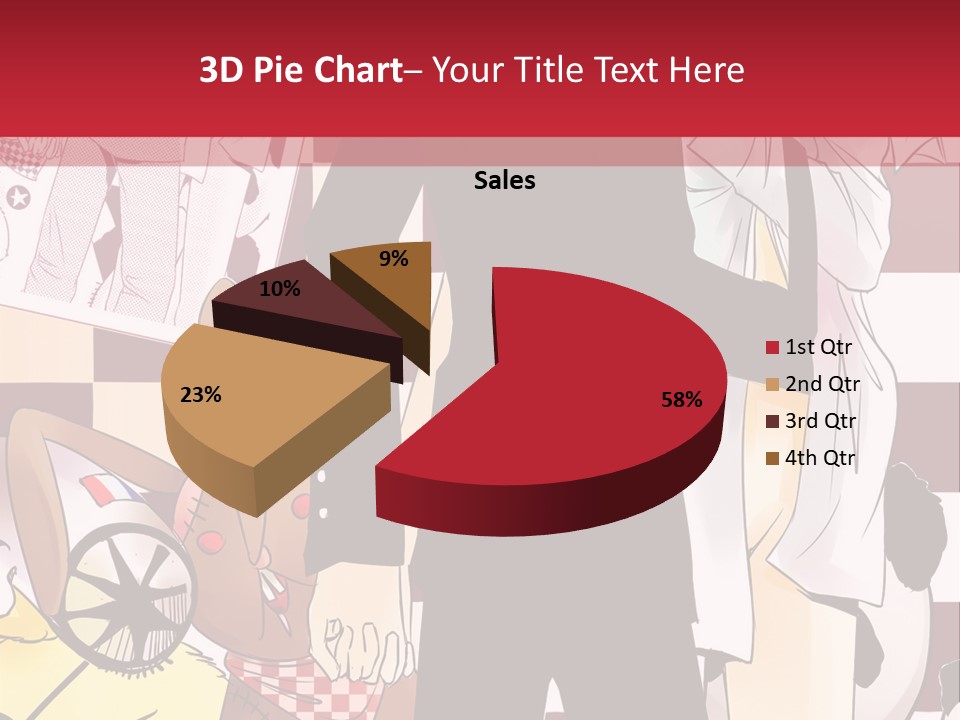 A Man And Woman Standing Next To Each Other PowerPoint Template