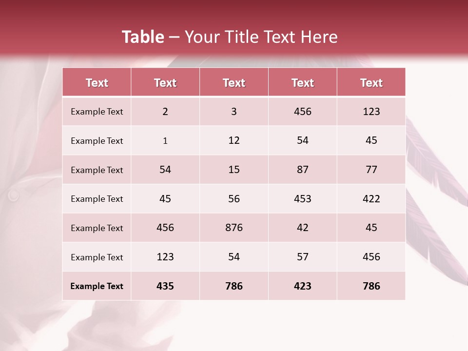 A Woman With Purple Hair And Black Wings PowerPoint Template