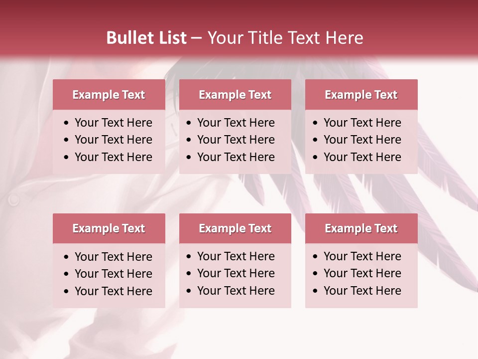 A Woman With Purple Hair And Black Wings PowerPoint Template