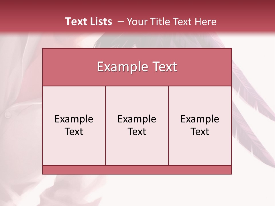 A Woman With Purple Hair And Black Wings PowerPoint Template
