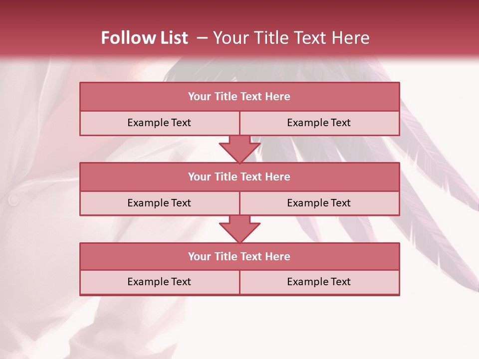 A Woman With Purple Hair And Black Wings PowerPoint Template