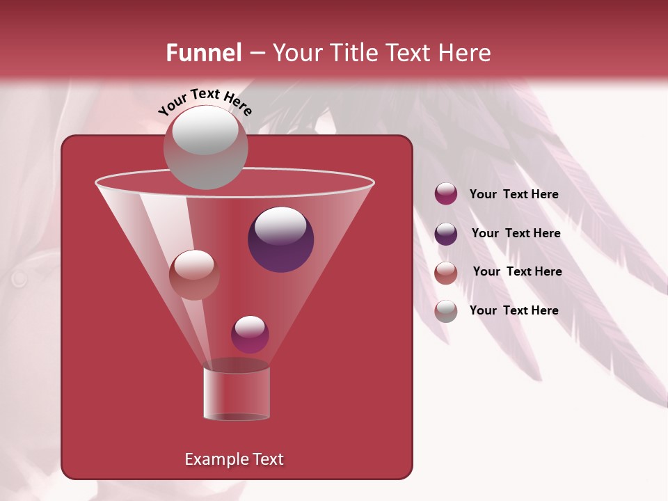 A Woman With Purple Hair And Black Wings PowerPoint Template